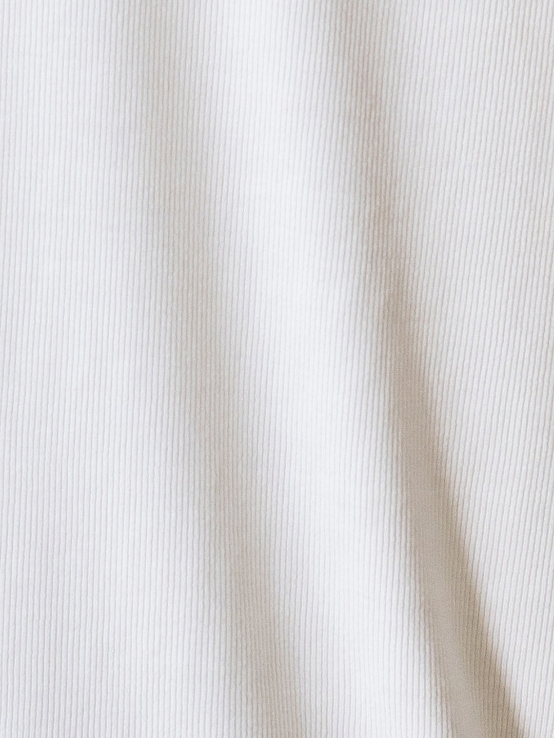 Women's Rib-Knit Bamboo Lounge T-Shirt - White