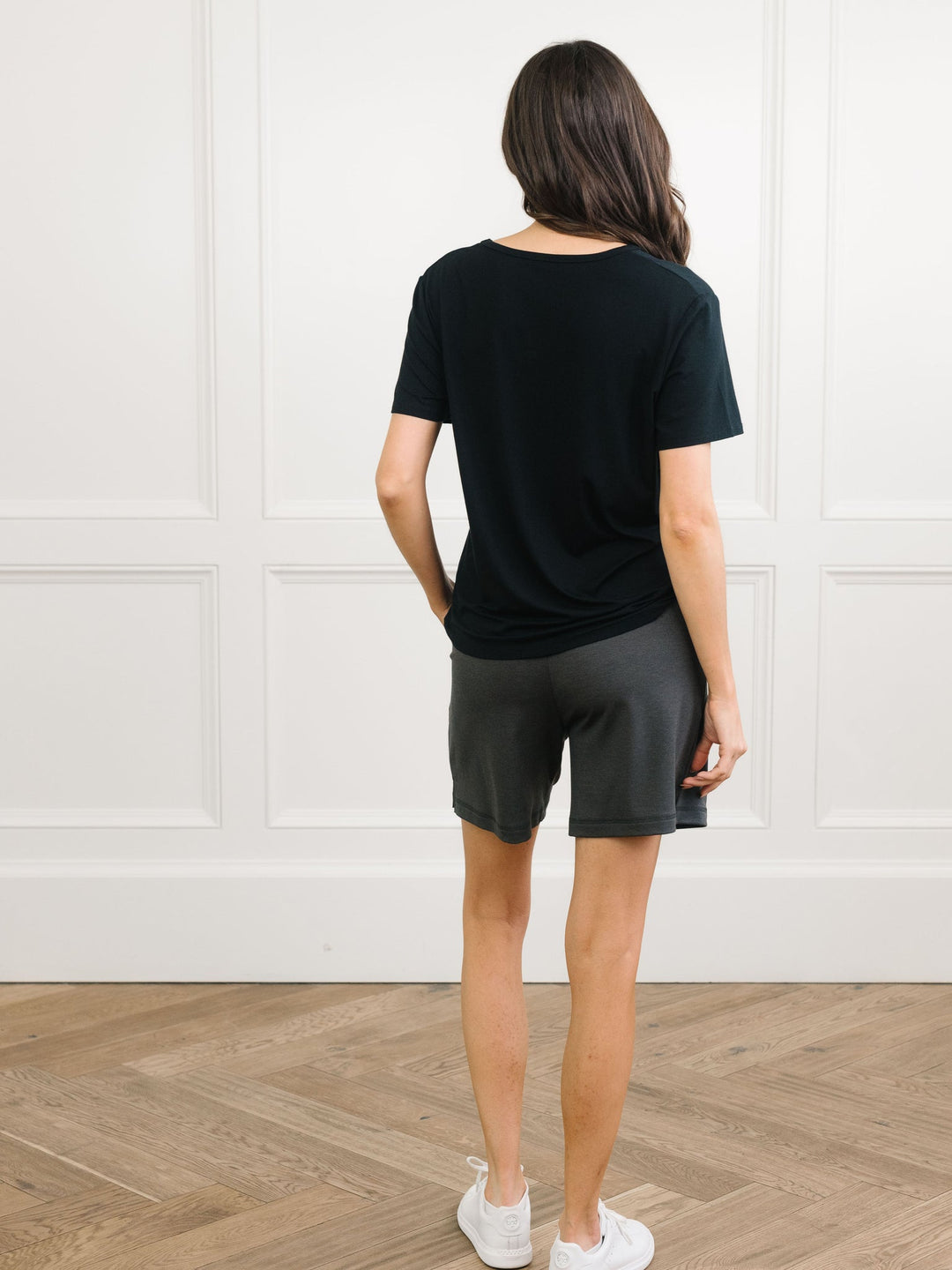 Women's Jersey Bamboo Lounge T-Shirt - Black