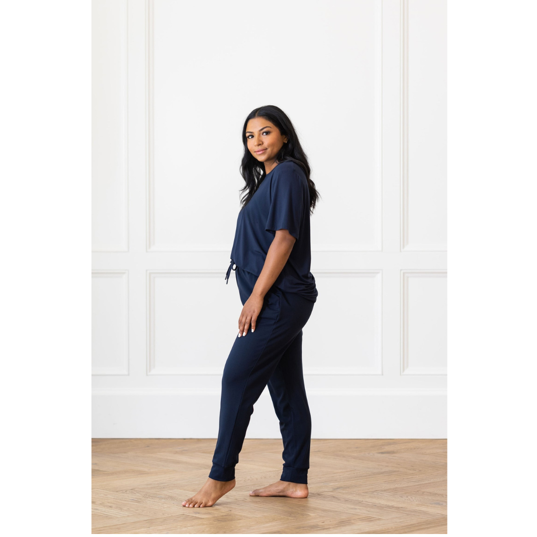 Women's Jersey Bamboo Lounge T-Shirt - Navy