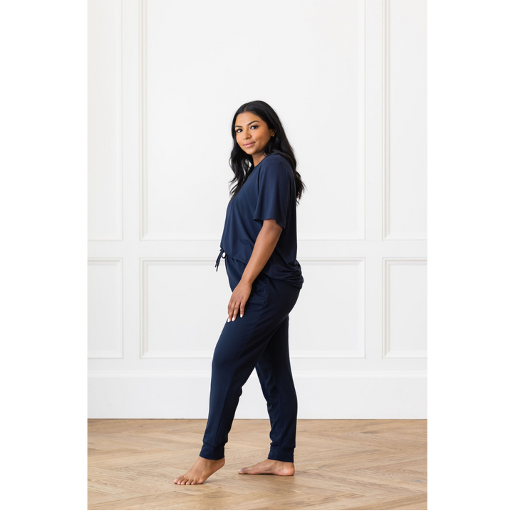 Women's Jersey Bamboo Lounge T-Shirt - Navy