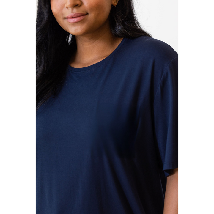 Women's Jersey Bamboo Lounge T-Shirt - Navy