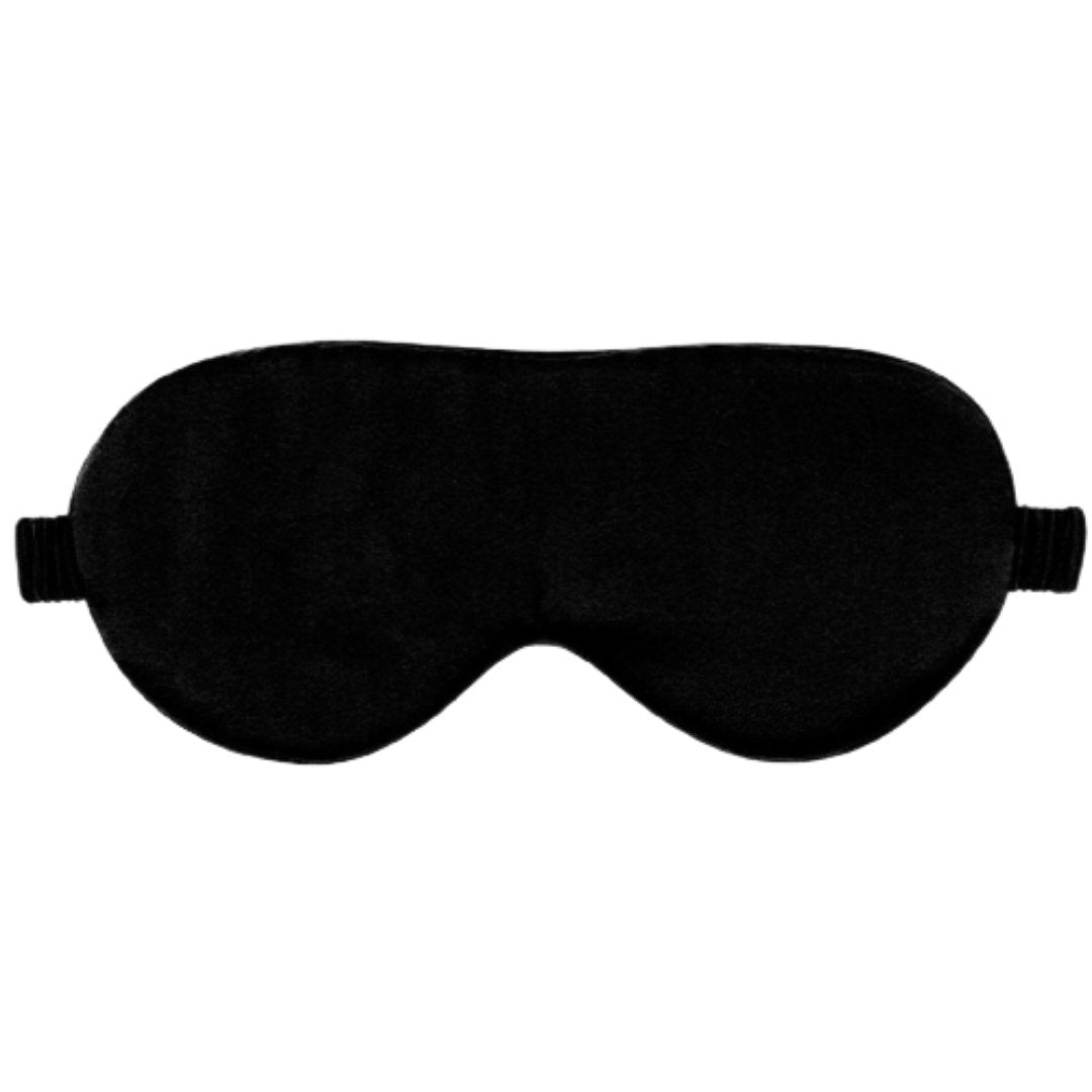 Black Silk Eye Mask
