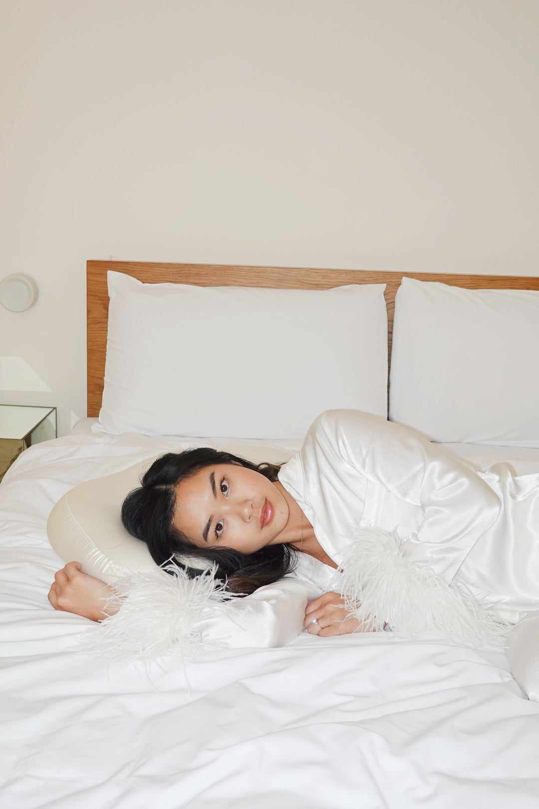 Ivory Feather Pyjama Winter Set