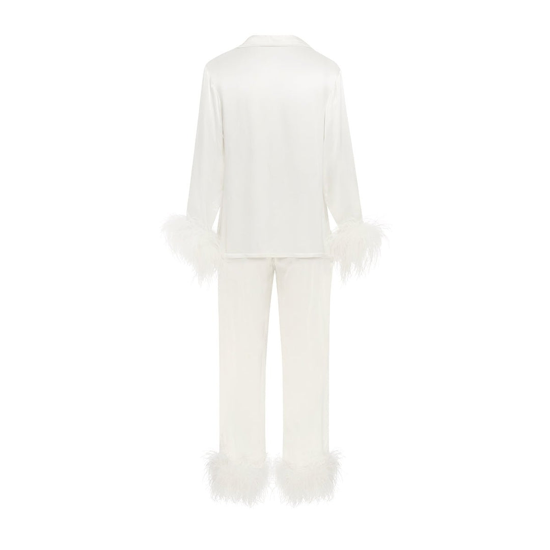 Ivory Feather Pyjama Winter Set