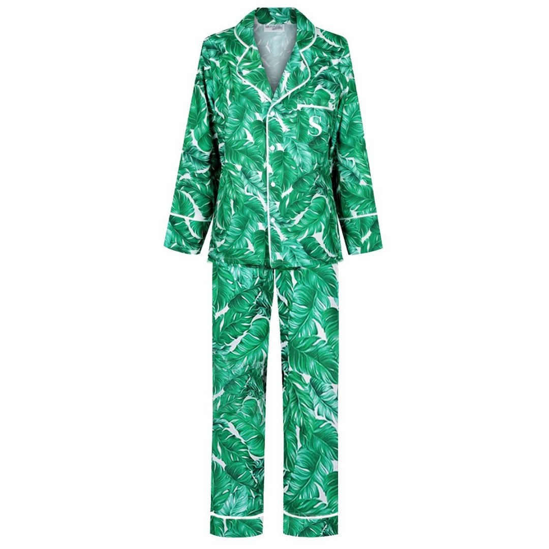 Limited Edition Personalised Pyjama Winter Set - Hamptons Print
