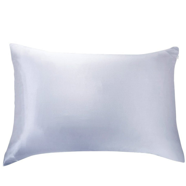 GREY Personalised Silk Pillowcase - Queen Size