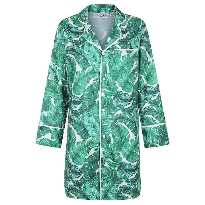 Luxe Personalised Long Sleeve Boyfriend Shirt - Exclusive Hamptons Print