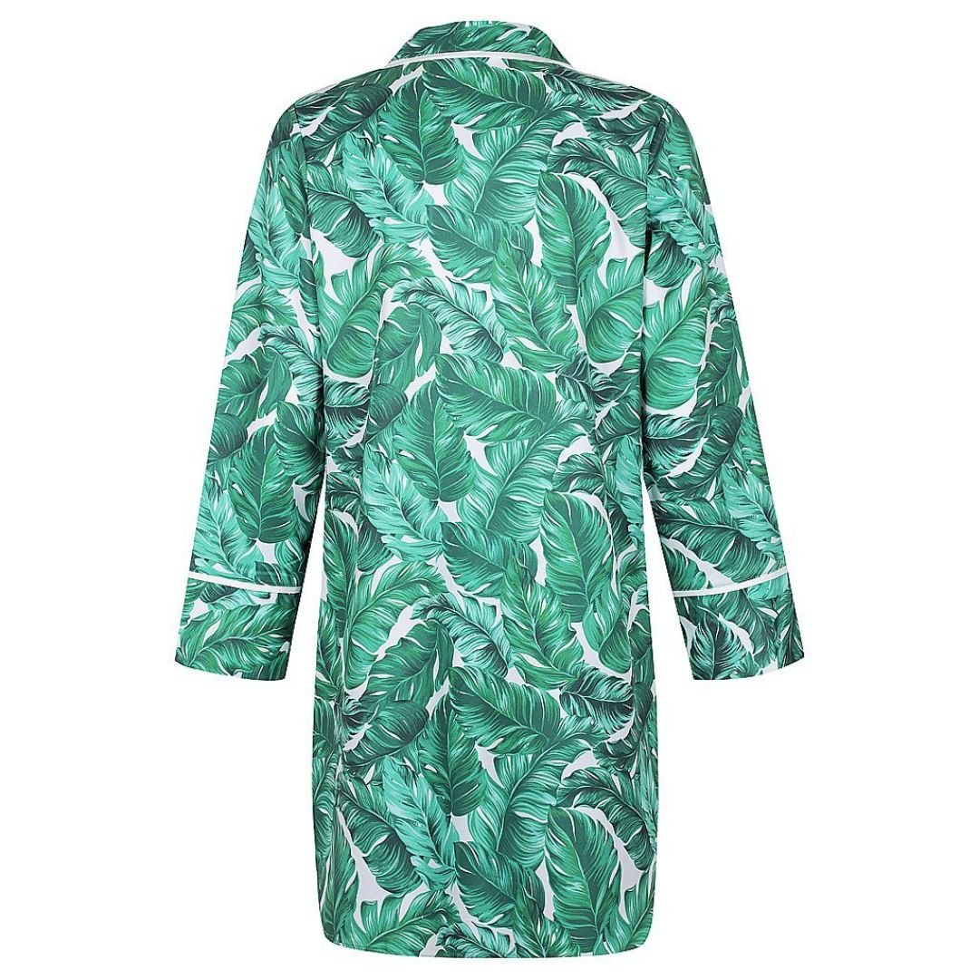 Luxe Personalised Long Sleeve Boyfriend Shirt - Exclusive Hamptons Print