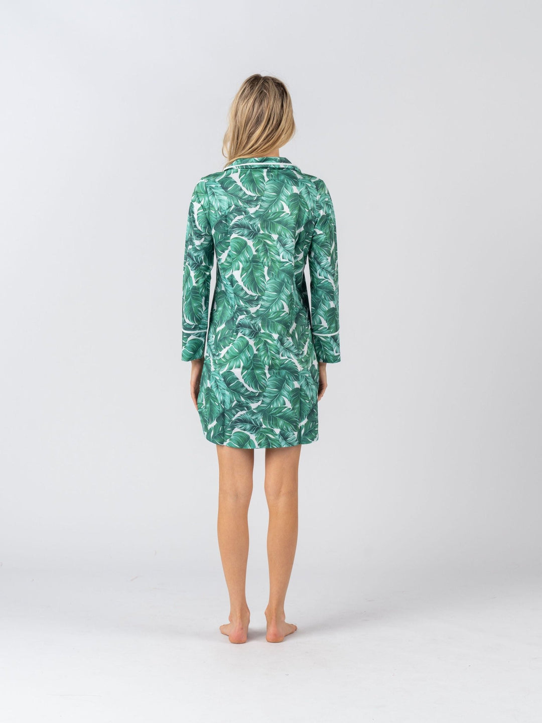 Luxe Personalised Long Sleeve Boyfriend Shirt - Exclusive Hamptons Print