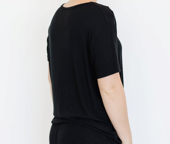 Women's Jersey Bamboo Lounge T-Shirt - Black