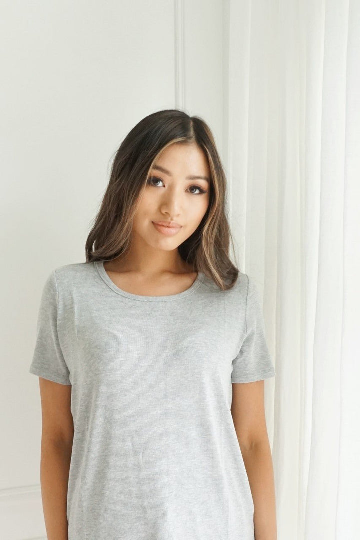 Women's Jersey Bamboo Lounge T-Shirt - Grey