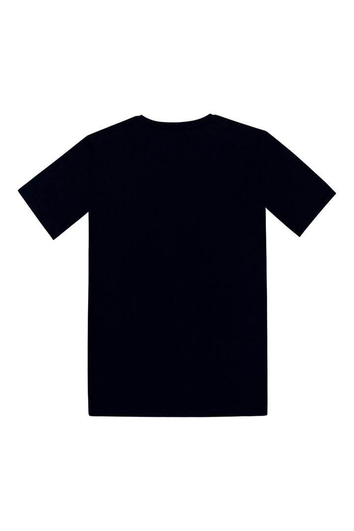 Women's Rib-Knit Bamboo Lounge T-Shirt - Black
