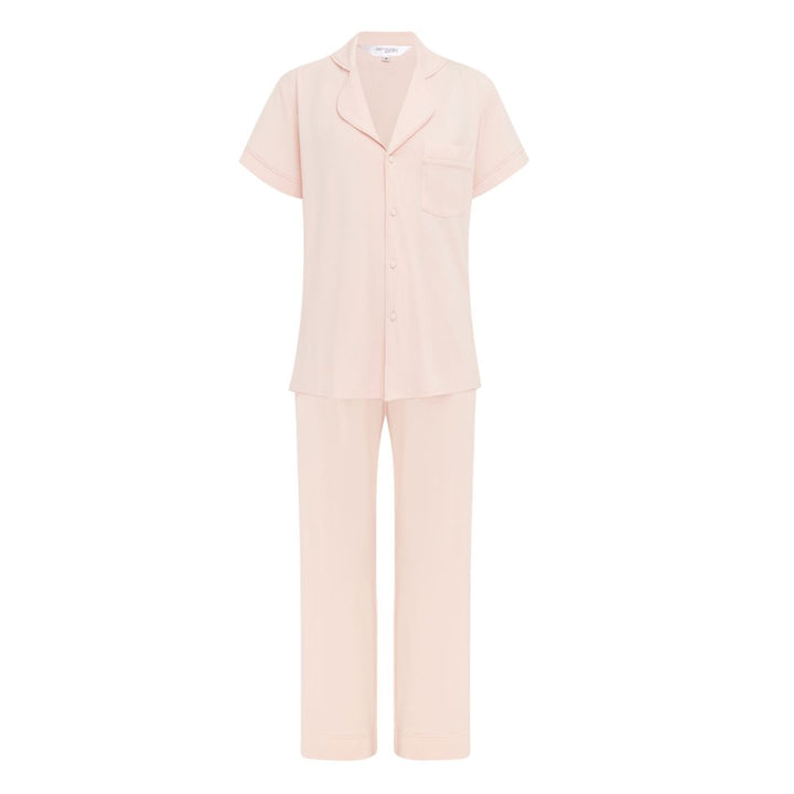 Modal Pyjamas Short Sleeve & Long Pants - Pink
