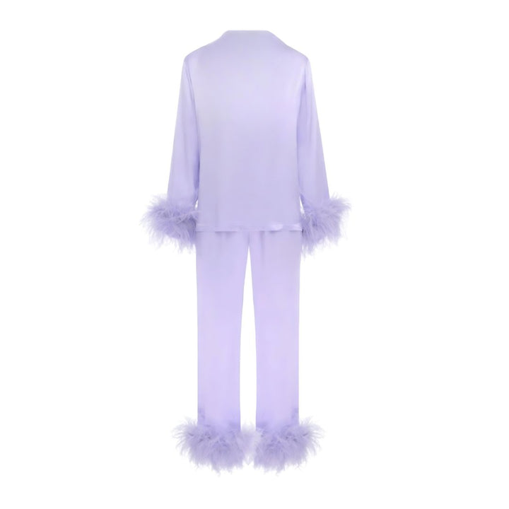 Limited Edition Purple Feather Pyjama Winter Set