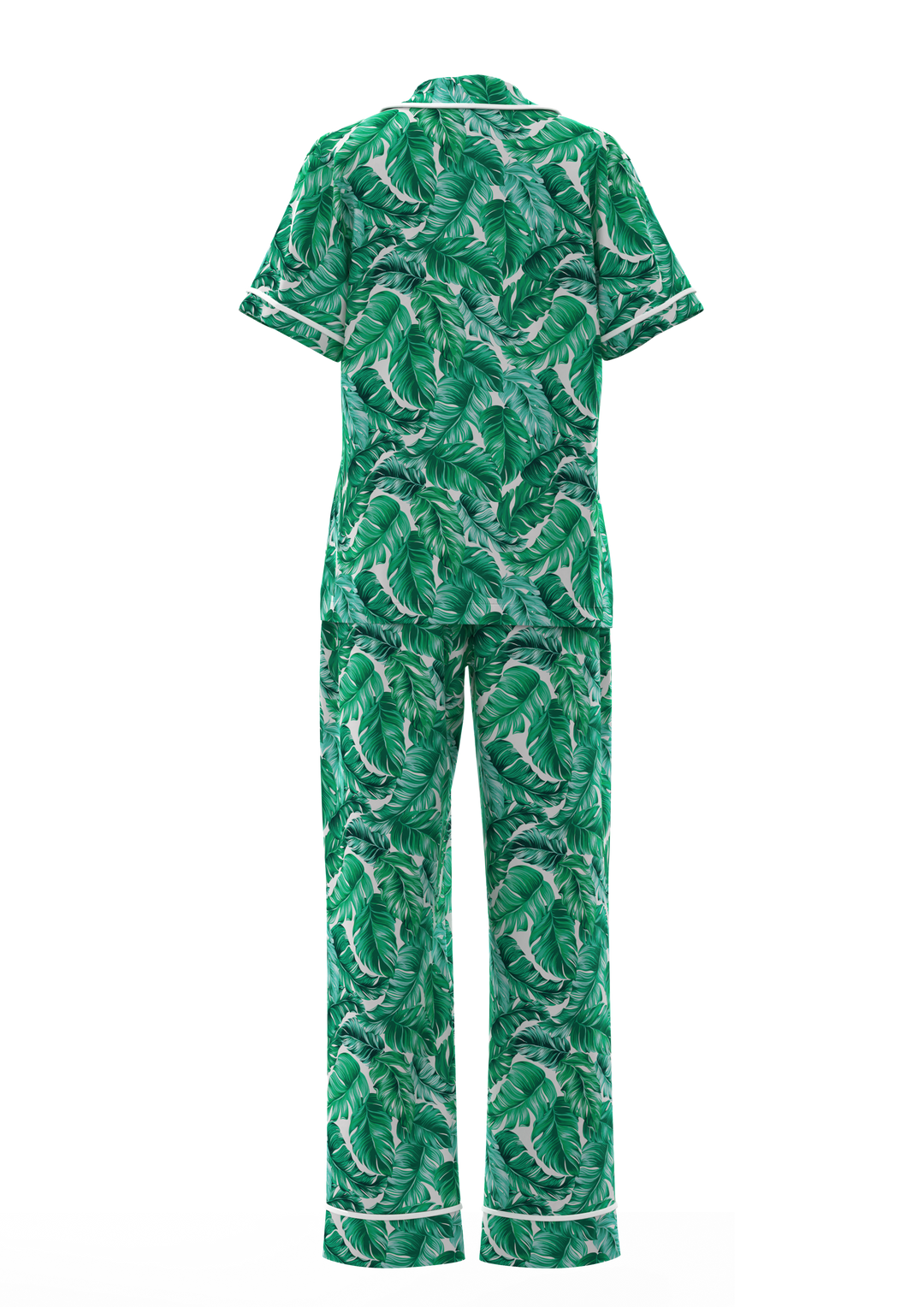 Men's Limited Edition Personalised Pyjama Set - Short Sleeve & Long Pants Hamptons Print