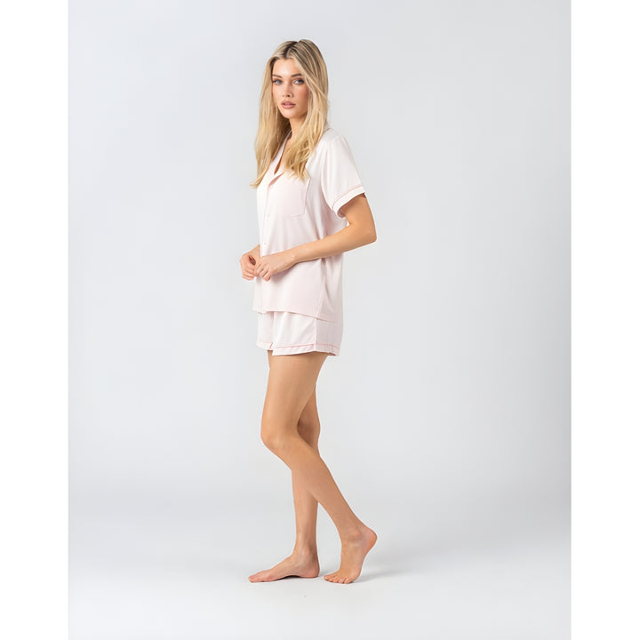 Midnight Modal Summer Pyjamas - Pink