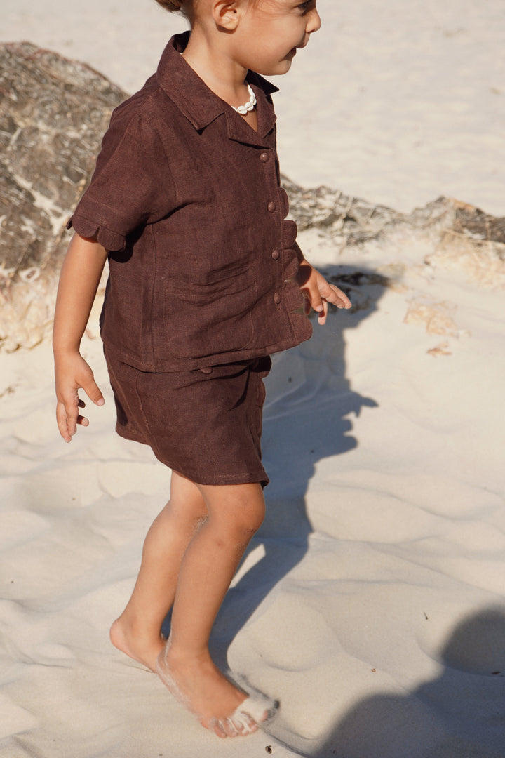 The Luna Brown Shirt