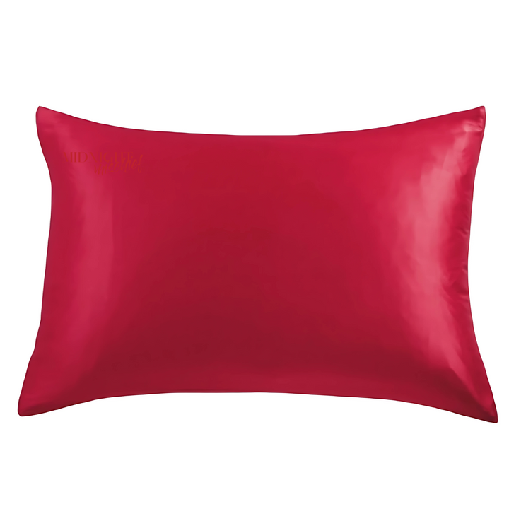 RED Personalised Silk Pillowcase - Queen Size
