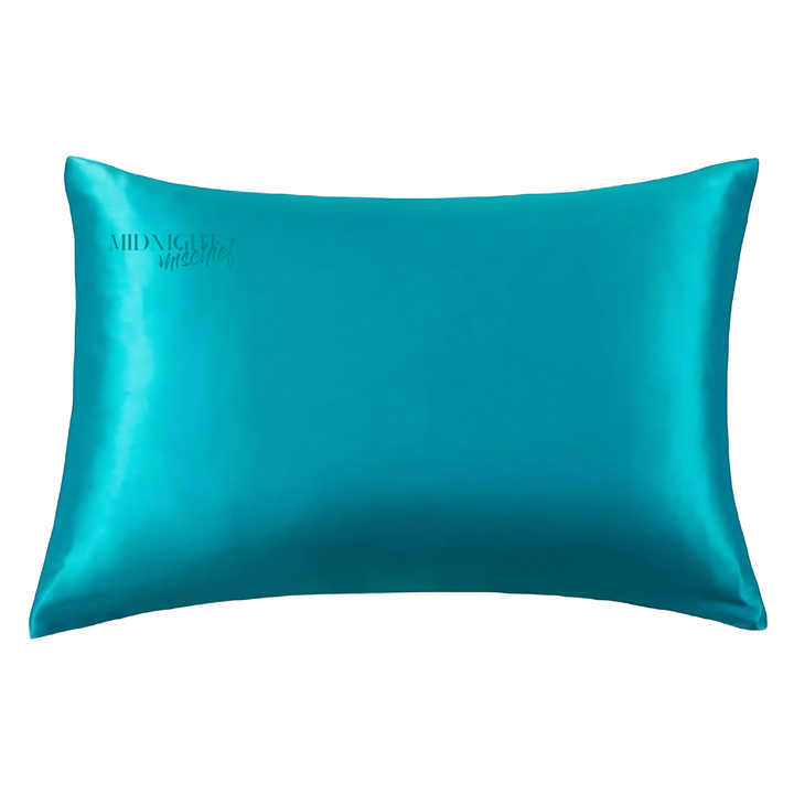 TEAL Personalised Silk Pillowcase - Queen Size