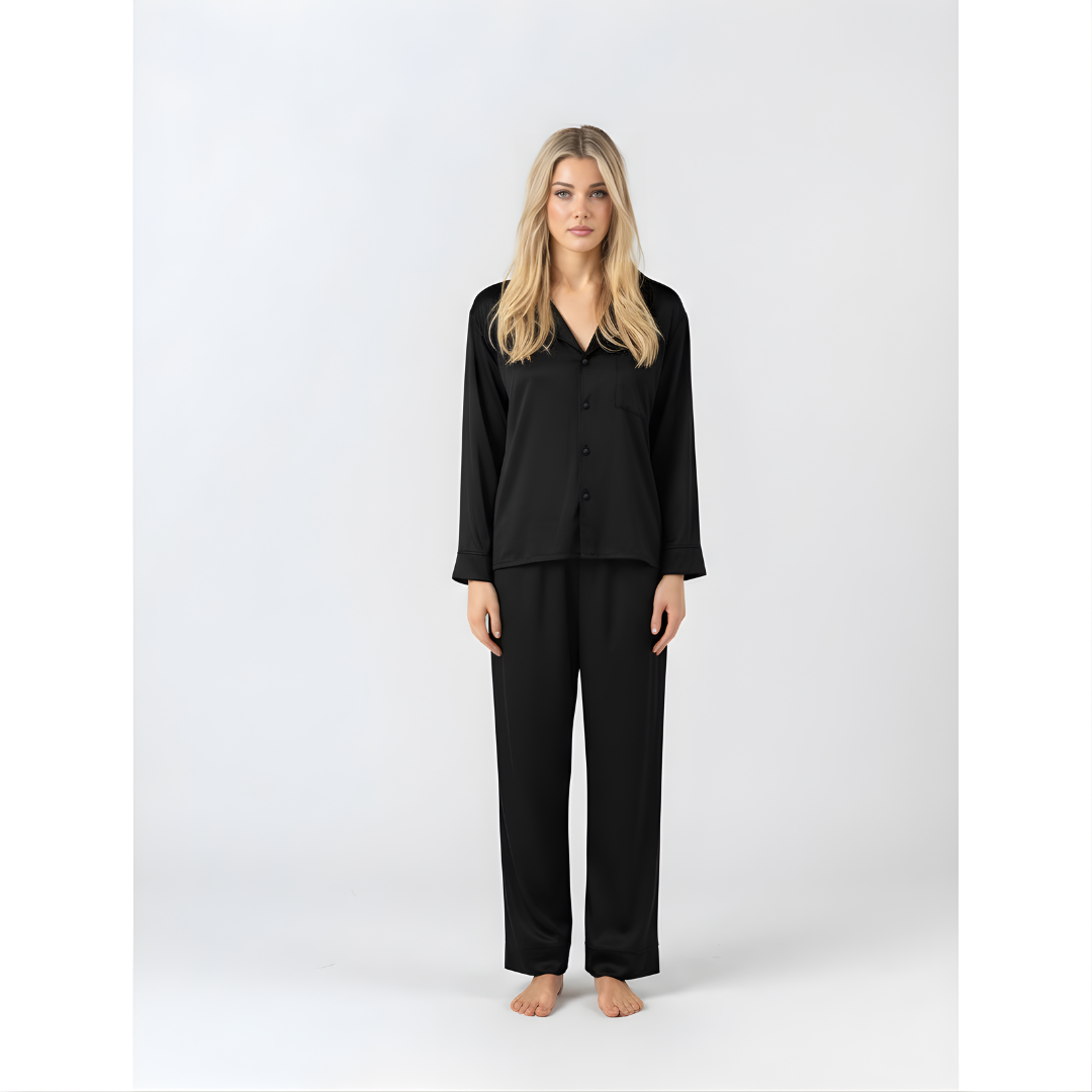 Modal Winter Pyjamas - Black (Pre-order)