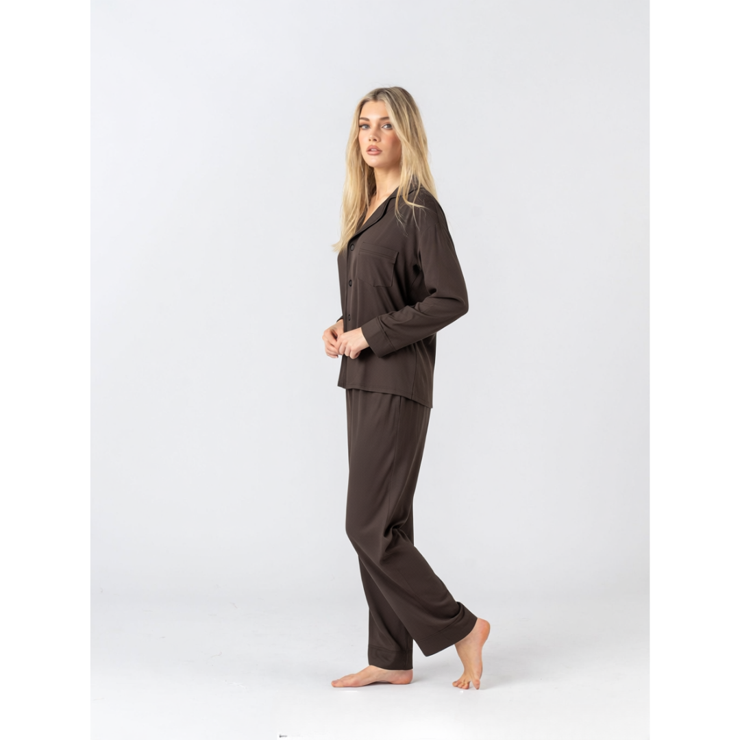 Modal Winter Pyjamas - Cacao Brown (Pre-Order)