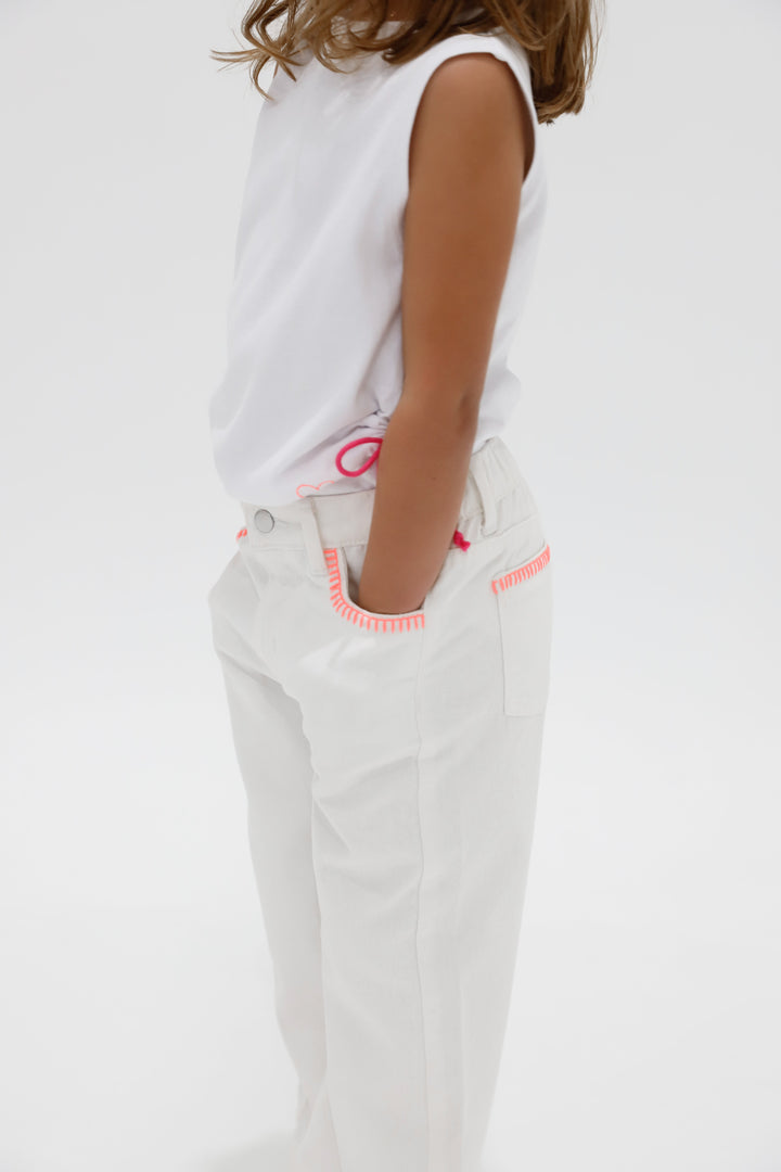 Liv White Denim