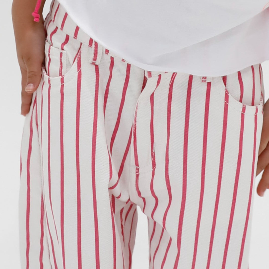 Liv Pink Stripe Denim
