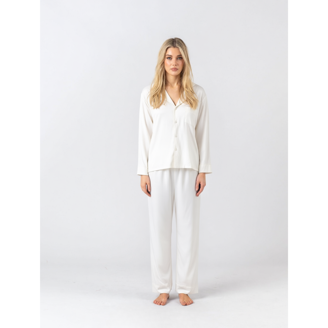 Modal Winter Pyjamas - White (Pre-Order)