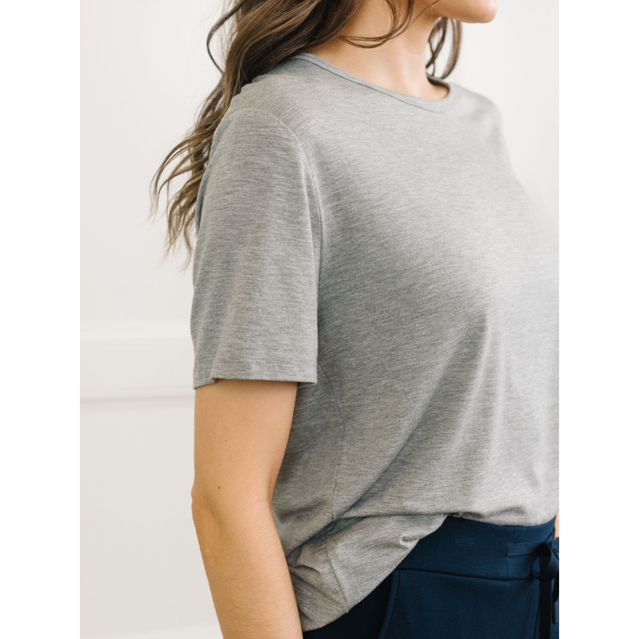 Women's Jersey Bamboo Lounge T-Shirt - Grey