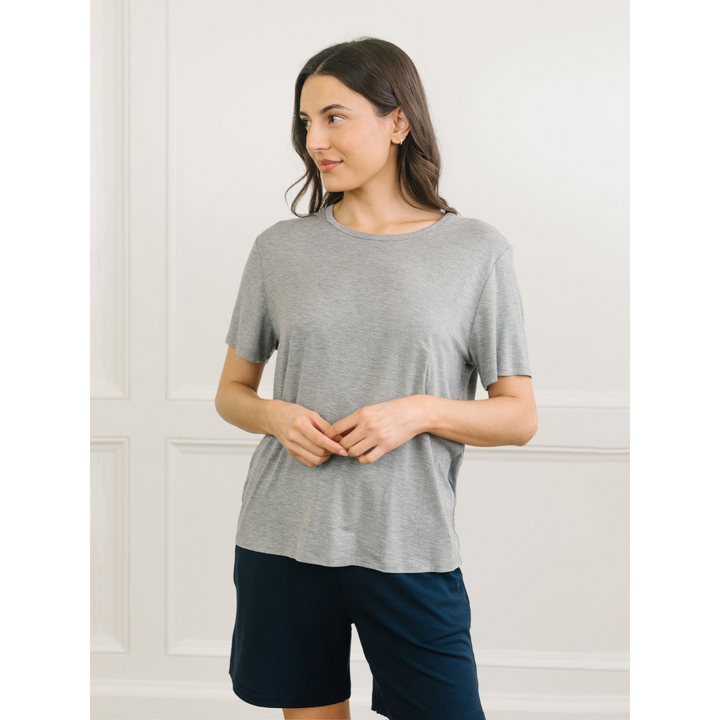 Women's Jersey Bamboo Lounge T-Shirt - Grey
