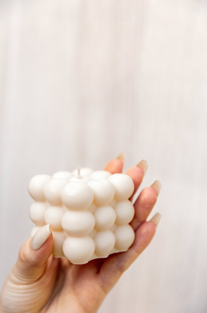 Sculptural Collection | Bubble Cube Candle
