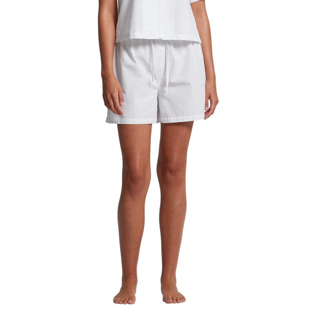 Cotton Pyjama Shorts - White