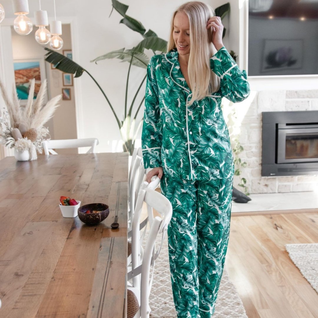 Limited Edition Personalised Pyjama Winter Set - Hamptons Print