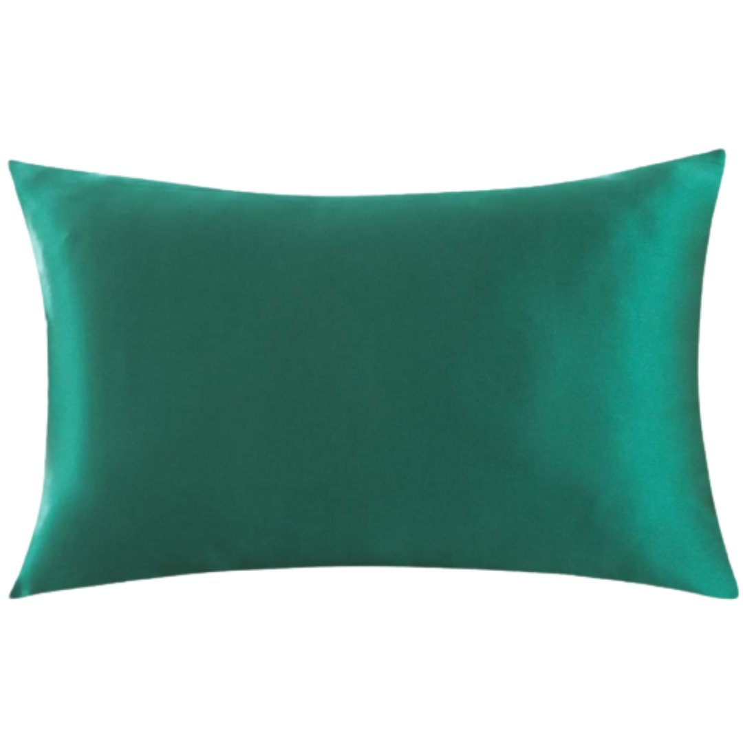 EMERALD GREEN Personalised Silk Pillowcase - Queen Size