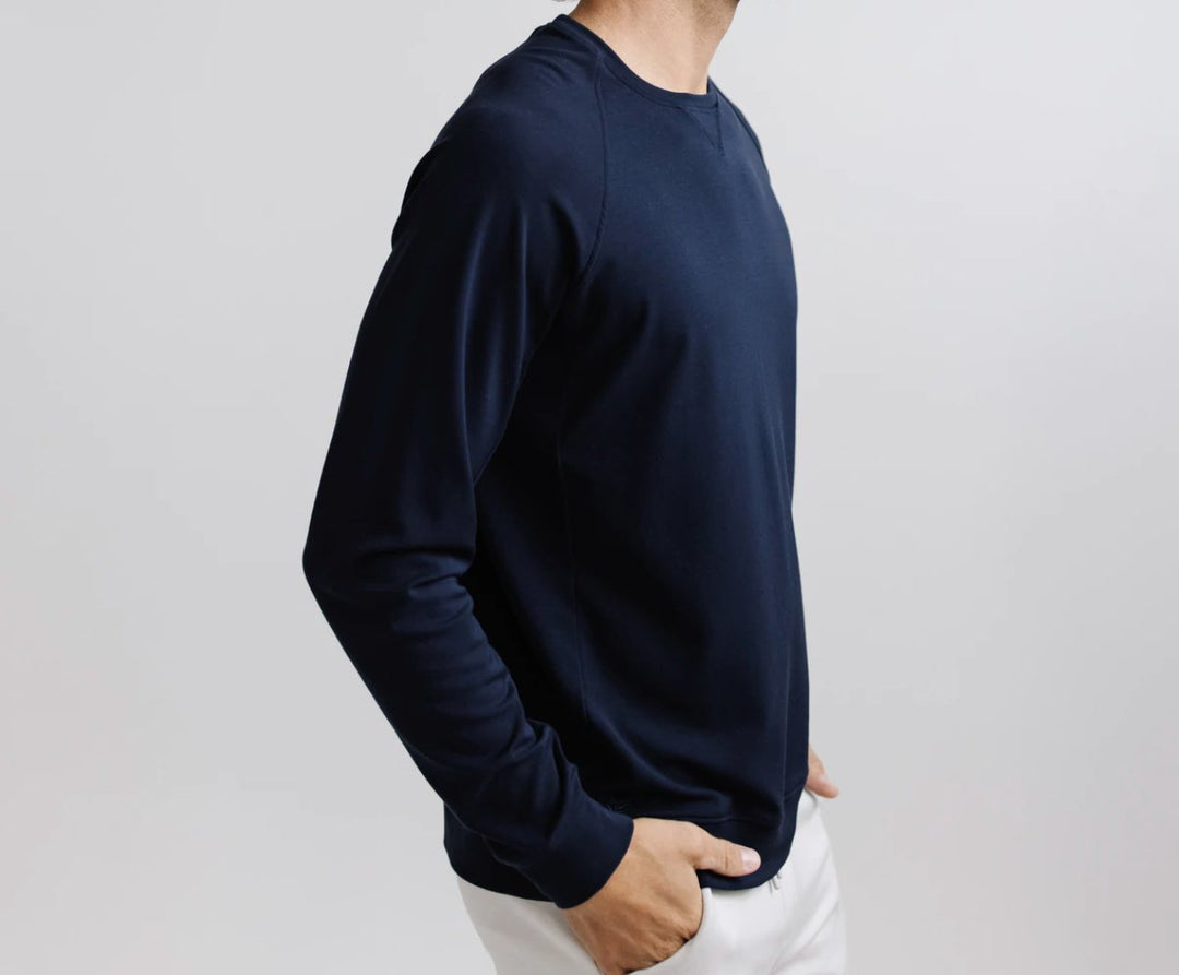 Men's Personalised Bamboo Pullover - Navy