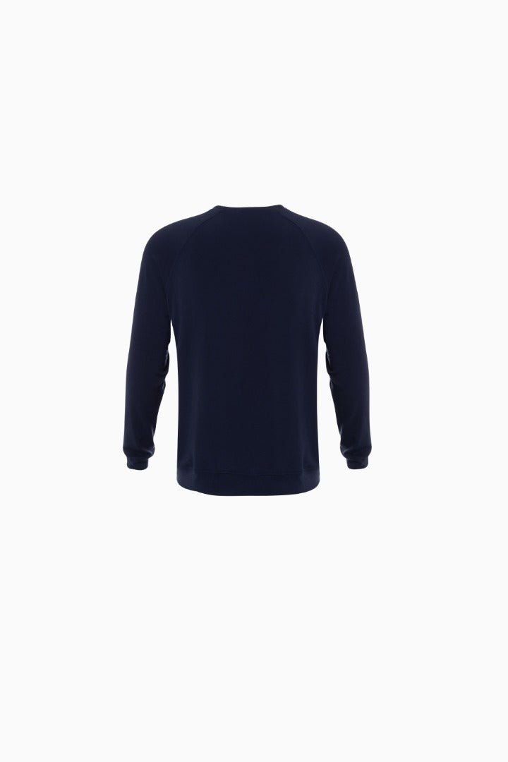Men's Personalised Bamboo Pullover - Navy