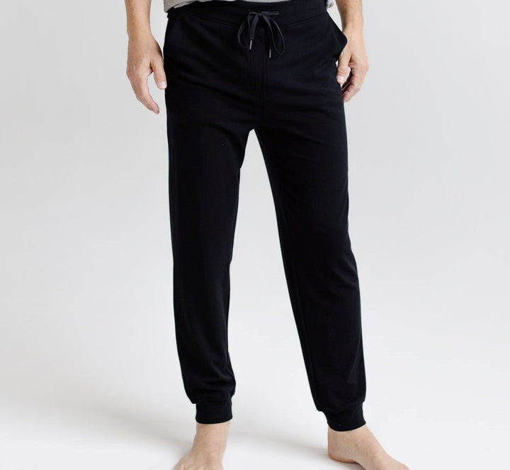 Men's Bamboo Track Pants - Black