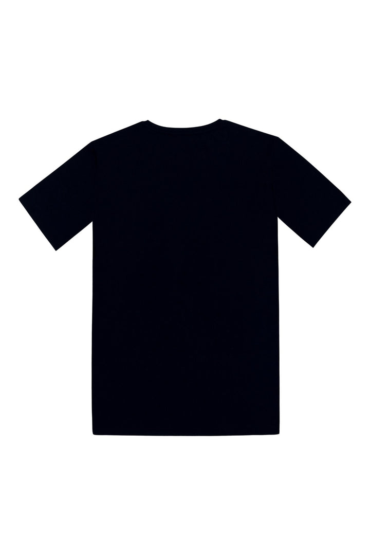 Men's Personalised Jersey Bamboo Lounge T-Shirt - Black