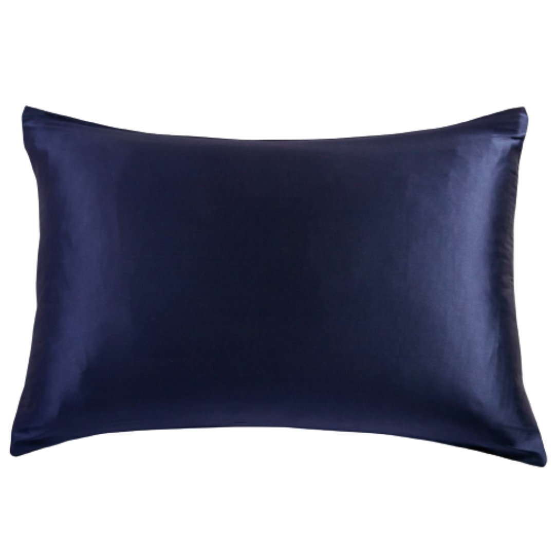 NAVY Personalised Silk Pillowcase - Queen Size