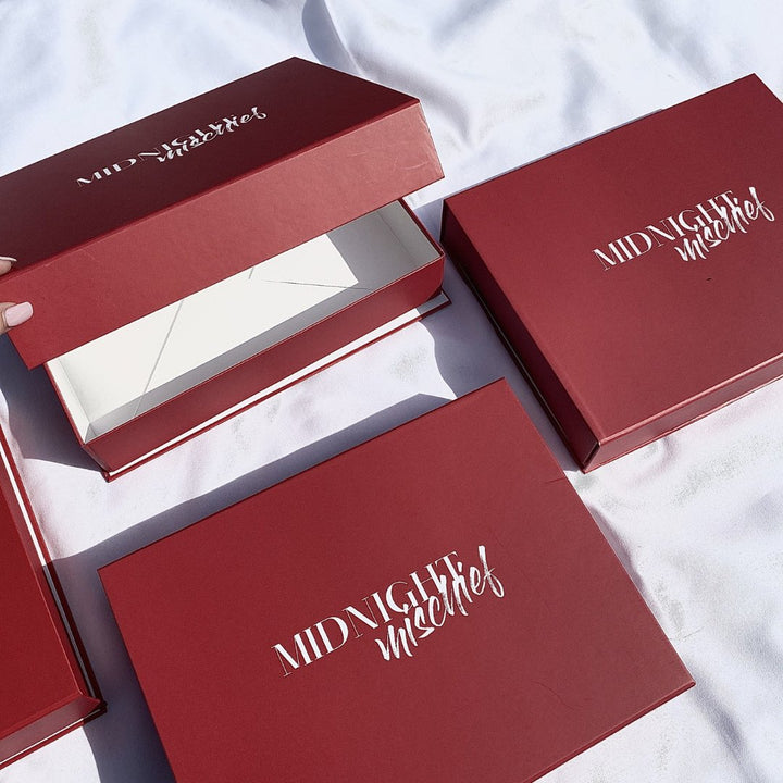 Premium Red Gift Box & Card