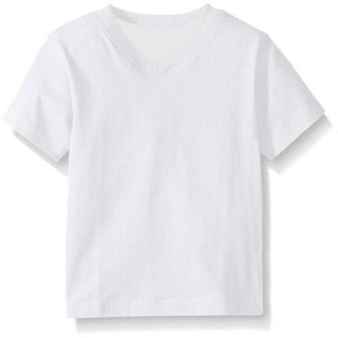 Unisex Kids Personalised Cotton Sleep Shirt - White