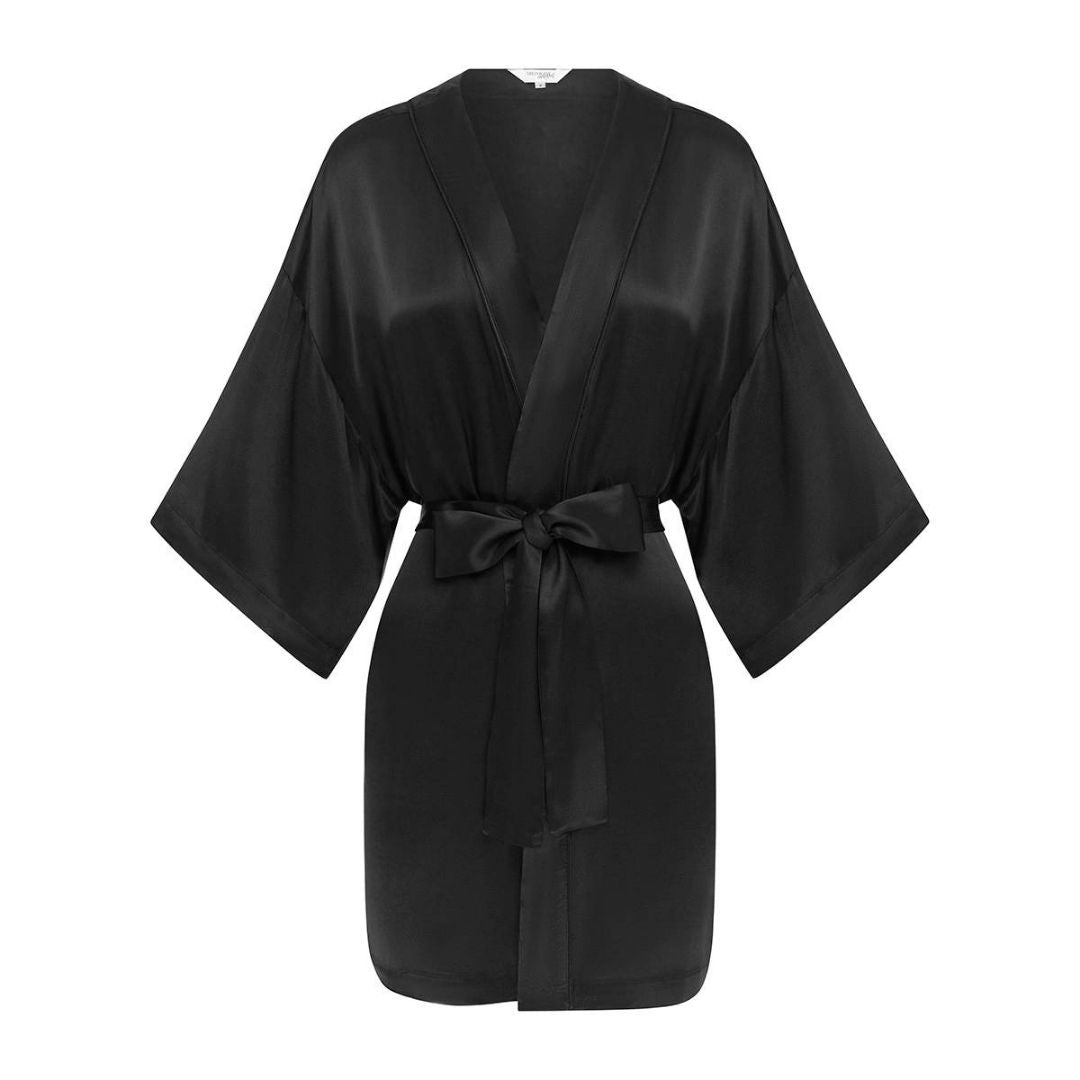 Viscose Robe - Black