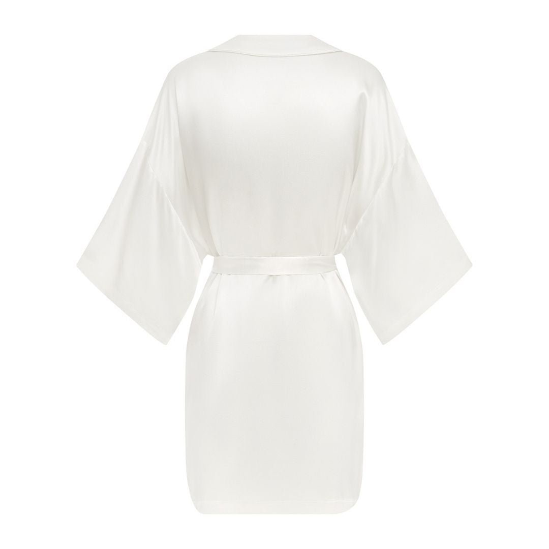 Viscose Robe - White