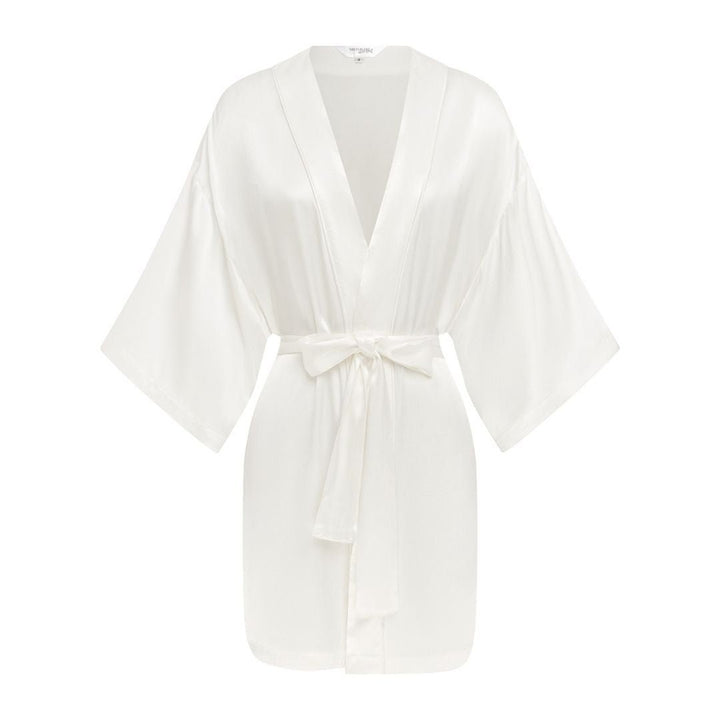 Viscose Robe - White